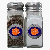 Review Bergamot  / Clemson Tigers Basketball Shaped Logo Salt and Pepper Shaker Set