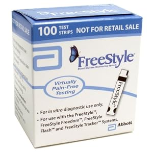 Freestyle Mail Order Test Strips, 100-Count Box