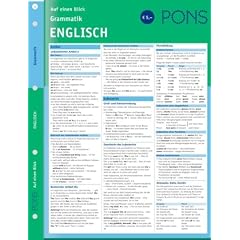 PONS Grammatik auf einen Blick. Englisch
