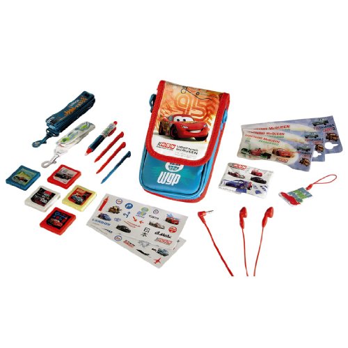 indeca Zubeh&ouml;r Set 16in1 f&uuml;r Nintendo DS Lite i XL 3DS "Cars 2"