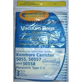 Panasonic Type C-13 Micron Vacuum Bags / 5 pack - Genuine