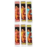 6 booklets BROWN SUGAR Mixed Flavors King Size Rolling paper