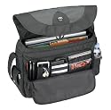 Tamrac 1713 Superlights Computer Messenger 17 (Black/Gray) &ndash; For Laptops up to 17&rdquo;