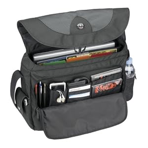 Tamrac 1713 Superlights Computer Messenger 17 - For 17 laptops (Black Gray)