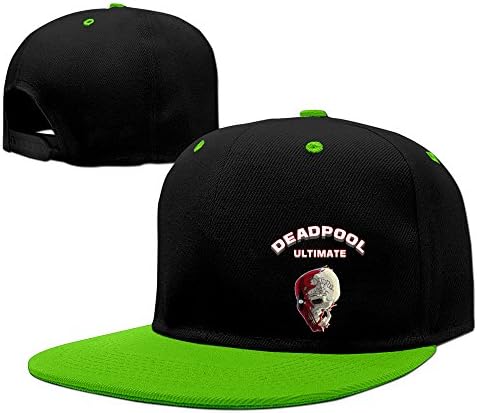 Hodgefelix Deadpool Wade Wilson Ryan Reynolds Ed Skrein Cool Caps KellyGreen One Size