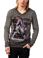 BIAGGIO Camiseta Manga Larga (Gris Oscuro)