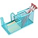 Homecube Space Saving Mesh Office Supplies Desk Organizers/Pen Holder/Cell Phone Holder/Cosmetic Holder 3 Sorter Sections Blue