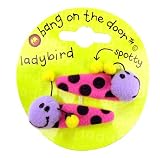 Review BOTD  / (Botd) Pink/Purple Furry Ladybird Sleepie Clips X 2