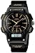 Casio Men's Core AQ150W-1EV Black Resin Quartz Watch with Black Dial