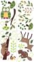 Lambs and Ivy Enchanted Forest Wall Appliques, Green