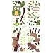 Lambs and Ivy Enchanted Forest Wall Appliques, Green
