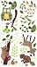 Lambs and Ivy Enchanted Forest Wall Appliques, Green
