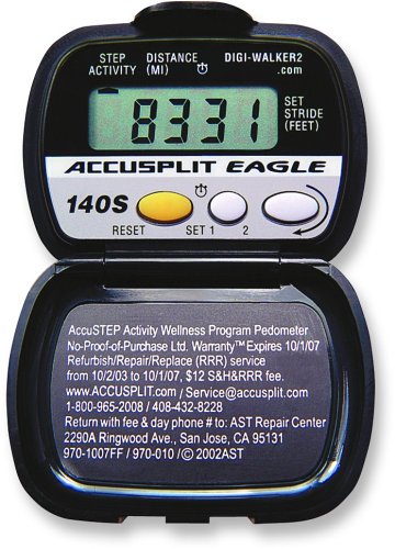 SportingGoods: ACCUSPLIT AE140S Pedometer, Steps, Distance  miles , Stopwatch