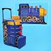 Locomotive Luggage for Kids - Train Shaped Travel Suitcase Image