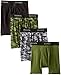 Hanes Boys' 4 Pack Ultimate Comfort Flex Printed Boxer Brief, Assorted, Small
