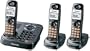 Panasonic Dect 6.0 Expandable Titanium Digital Cordless Answering System - 3 Handset System (KX-TG9343T)