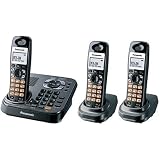 Panasonic Dect 6.0 Expandable Titanium Digital Cordless Answering System - 3 Handset System (KX-TG9343T)
