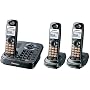 Panasonic Dect 6.0 Expandable Titanium Digital Cordless Answering System - 3 Handset System (KX-TG9343T)