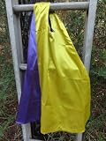Abracadabrazoo Super Hero Superhero Satin Reversible Cape Yellow Purple