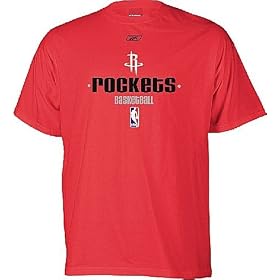 Houston Rockets NBA Short Sleeve T Shirt By Reebok by Men's S/S Button Shirts
