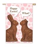 Chocolate Bunnies Silk Reflections Regular Size Flag