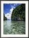 Big Lagoon at Miniloc Island, Bacuit Archipelago, Miniloc Island, Palawan, Philippines Framed Photographic Poster Print by John Pennock, 27x34