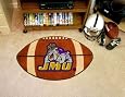FanMats NCAA Football Mat 1 - Collegiate Logo Football Shaped Area Rug (23" x 33")James Madison University
