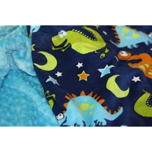 dinosaur minky blanket