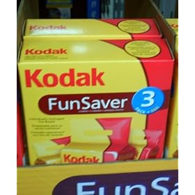 Click here to buy Kodak Funsaver 3 PK X 27 exposures . 800-Speed.
