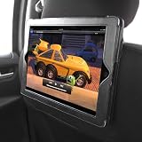 iTALKonline PADWEAR Executive BLACK Wallet FLIP Case Cover with In Car Headrest Mount / Holder For Apple iPad 2 (2011) 2nd generation iPad 3 