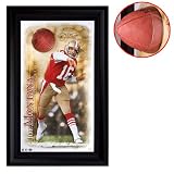 Joe Montana Autographed San Francisco 49ers Breaking Through Display Piece - Framed