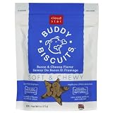 Cloud Star Soft & Chewy Buddy Biscuits Dog Treats, Bacon and Cheese Madness, 6-Ounce Pouches (Pack of 4)
