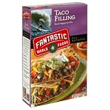 Fantastic World Foods Taco Filling, Quick Vegetarian Mix,  Vegan, 4.4-Ounce Boxes (Pack of 12) by Fantastic Foods On Sale