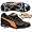 Black/orange