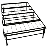 Epic Furnishings DuraBed Steel Foundation & Frame-in-One Mattress Support System Foldable Bed Frame, Twin