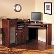 Bush Furniture Vantage Corner Desk, Harvest Cherry Bush Furniture Vantage Corner Desk, Harvest Cherry