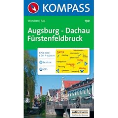 Augsburg, Dachau, F�rstenfeldbruck: Wander- und Rad. GPS-genau. 1:50.000