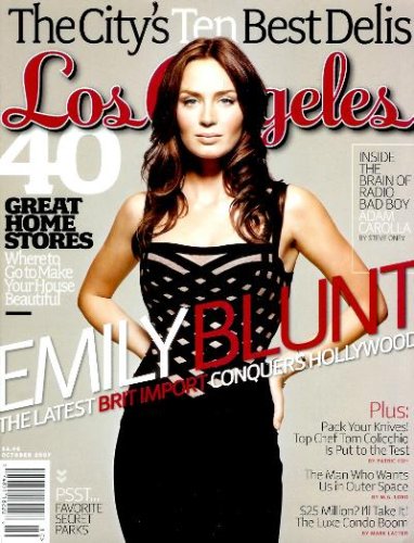 Los Angeles Magazine - October 2007 - Emily Blunt Cover