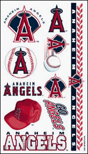 MLB Temporary Anaheim Angels Tattoo
