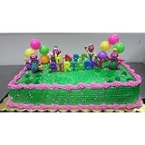 CakeSupplyShop CKB6Y -Barney Birthday Cake Decoration Party Favors Figurine Toys