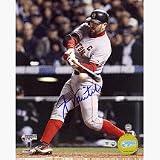 Jason Varitek Autographed Batting 8 x 10 Photograph (Unframed) (Unframed)