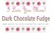I Love You Mom Dark Chocolate Fudge Box