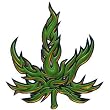 Tribal Pot Leaf...