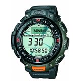 Casio Mens Pathfinder Triple Sensor Altimeter Barometer  Digital Compass Green Watch #PAG40-3V by Casio