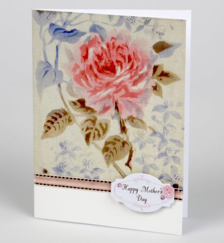 Rose & Ribbon Mother's Day Card
