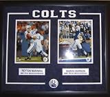 Colts Peyton Manning Marvin Harrison Framed 8x10s