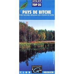 Carte de randonn�e : Pays de Bitche - Parc Naturel R�gional des Vosges