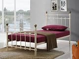 Birlea Atlas 3ft Single Bed Frame Cream