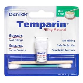 Temparin Filling Material for Fillings & Crowns, 0.05 oz
