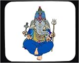 Mouse Pad with god, India, Hinduism, Ganesh, elephant